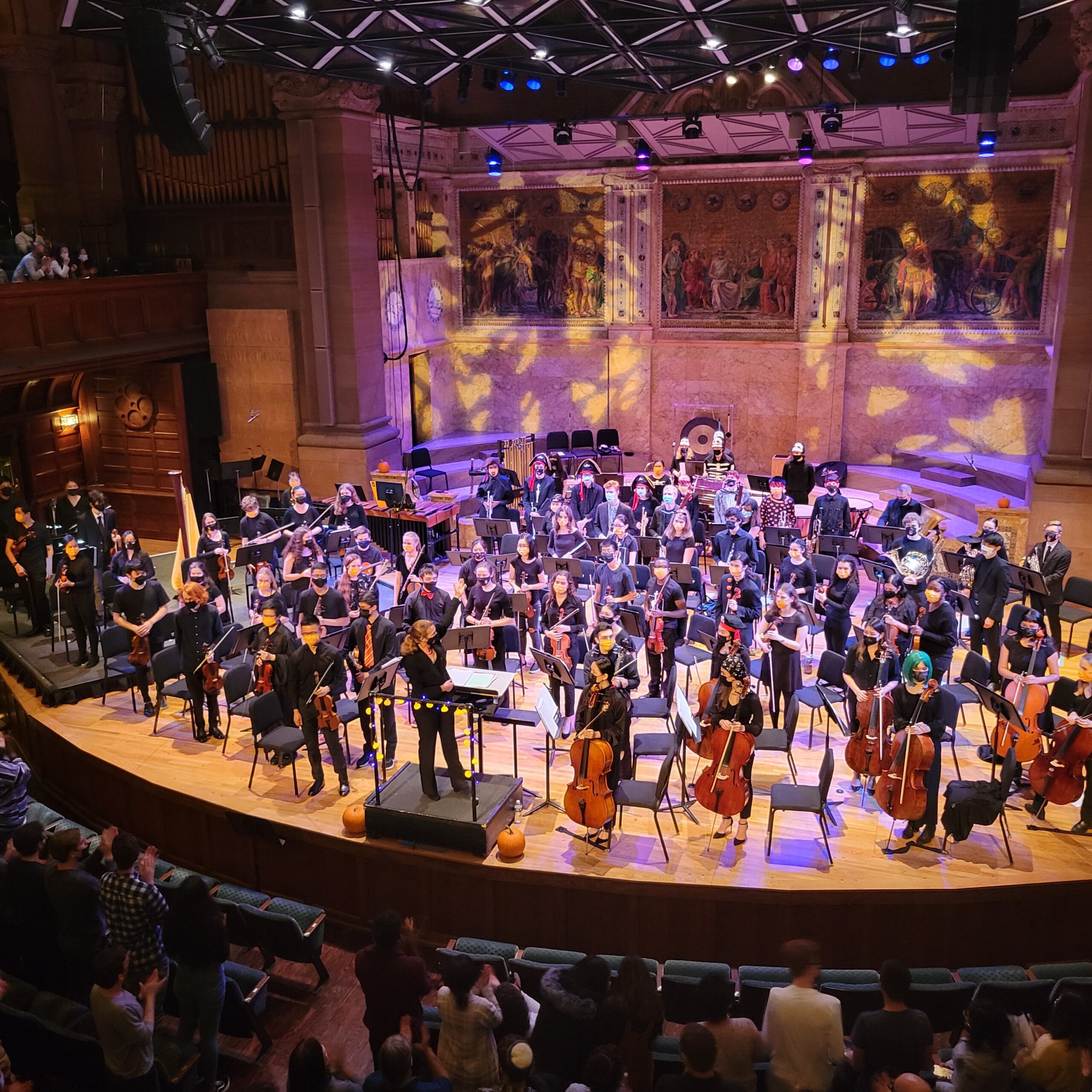 Photo of Sinfonia performing on stage