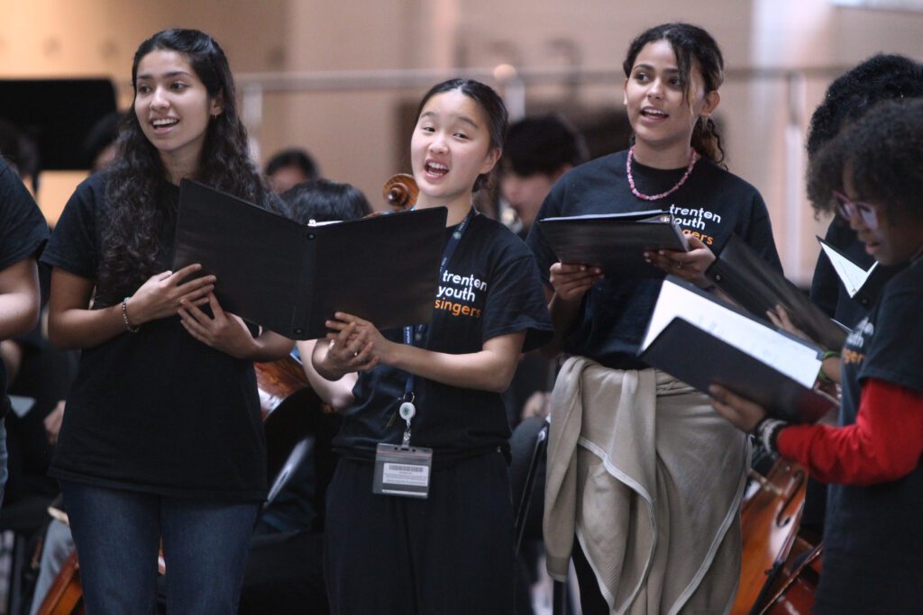 TAP students singing.