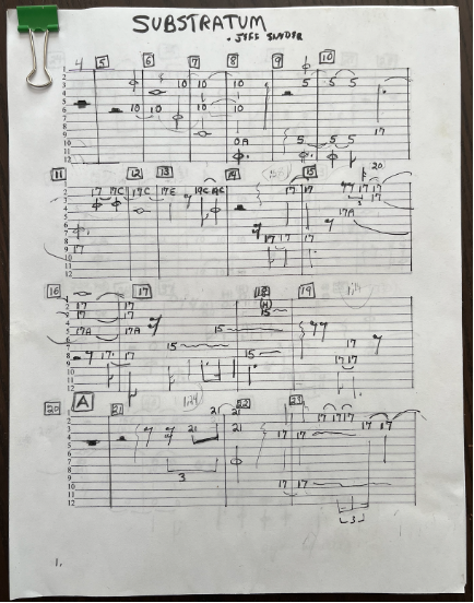 Notation of music