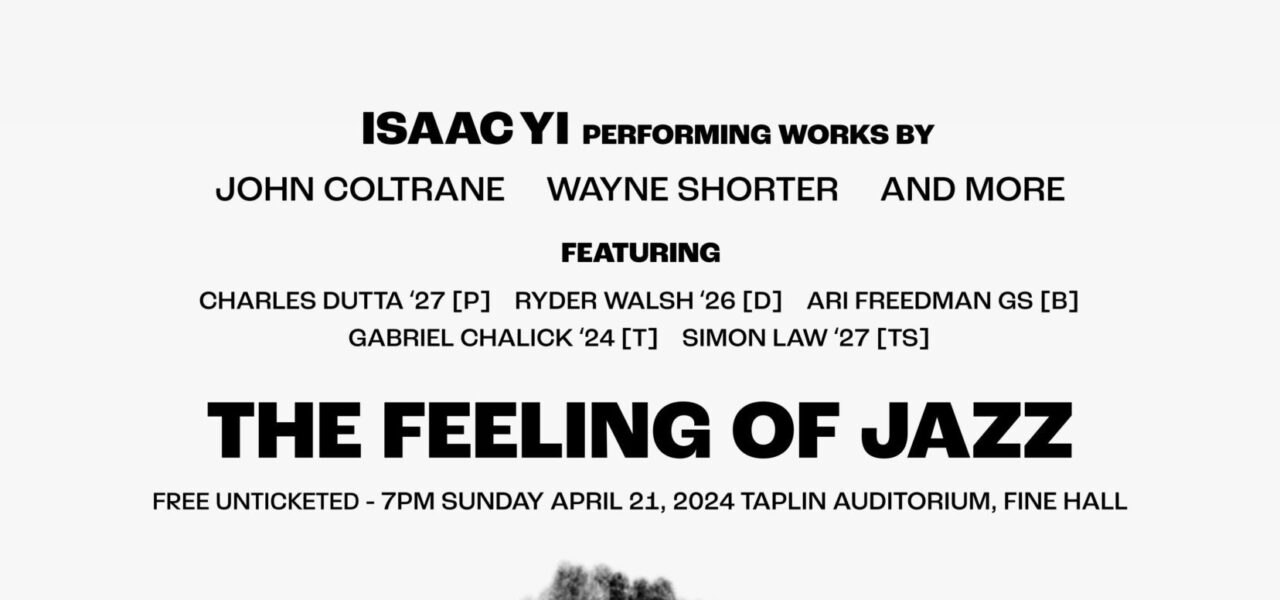 Isaac Yi Senior Recital Poster